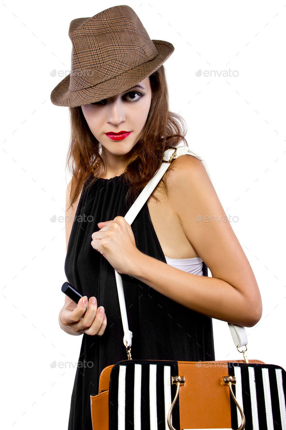 Searching Inside Fashionable Bag (Misc) Photo Download