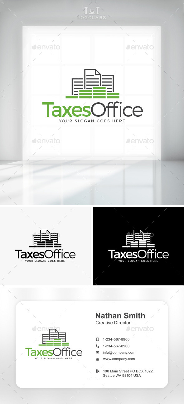 GraphicRiver Taxes Office Logo 10759706 GraphicRiver Taxes Office Logo 10759706