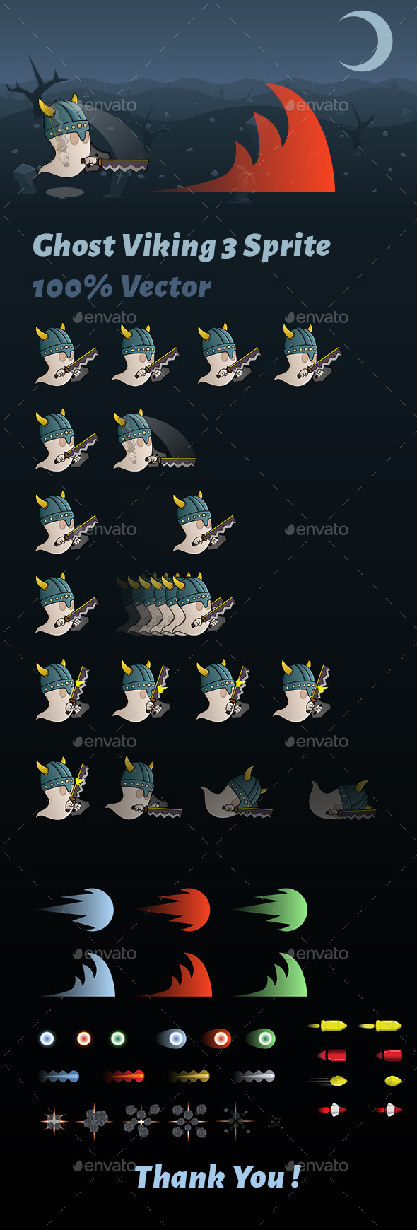 GraphicRiver Ghost Viking 3 Sprite 10901057 GraphicRiver Ghost Viking 3 Sprite 10901057