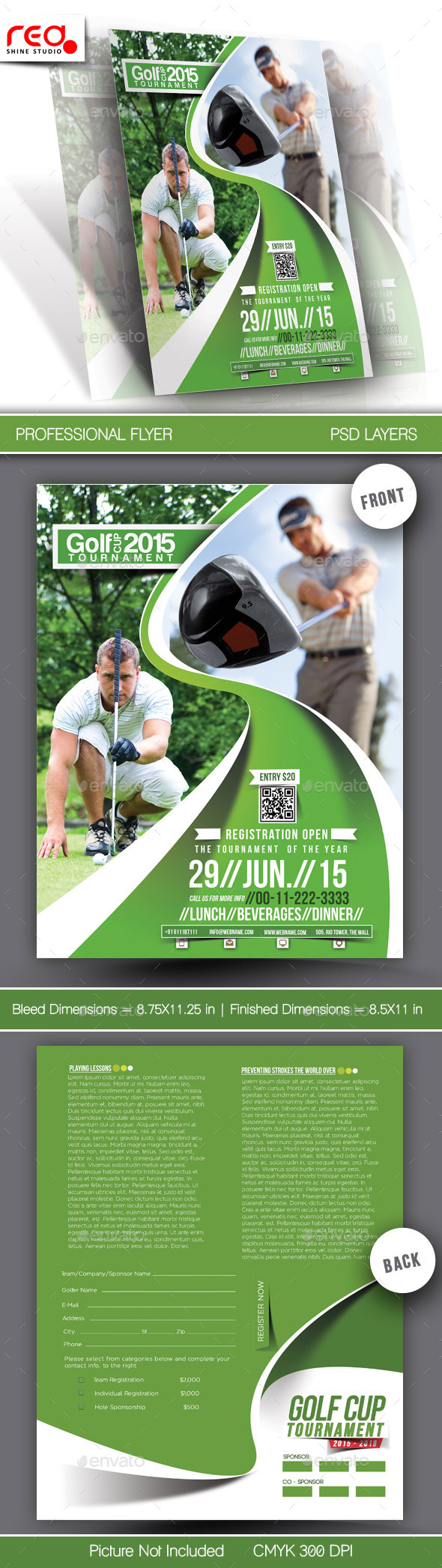 GraphicRiver Golf Club Flyer & Poster Template 10901922 GraphicRiver Golf Club Flyer & Poster Template 10901922