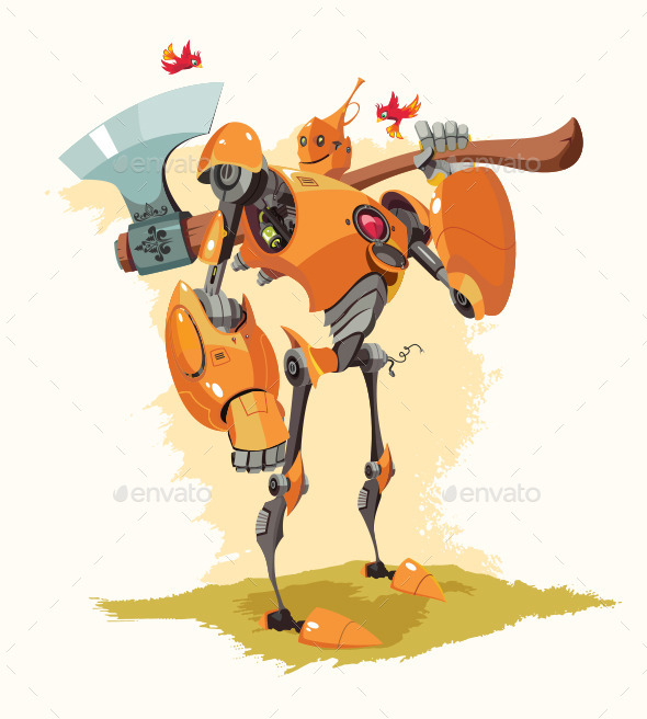 GraphicRiver Tin Woodman Robot 10906698 GraphicRiver Tin Woodman Robot 10906698