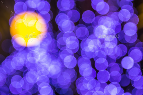 night light bokeh of lights decorate the Christmas and New Year (Misc) Photo Download