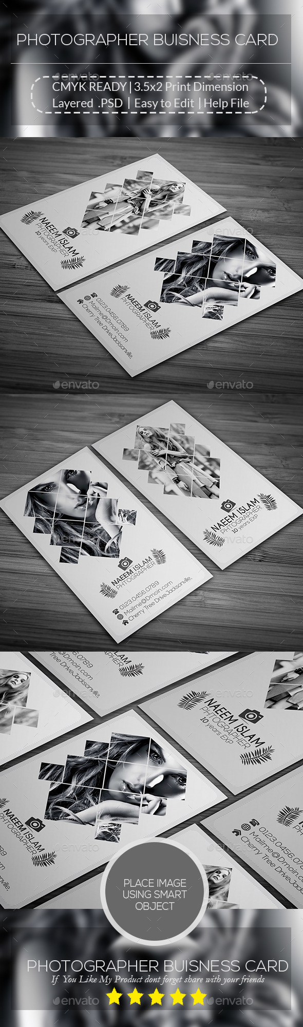 GraphicRiver Photographer Buisness Card 10908199 GraphicRiver Photographer Buisness Card 10908199