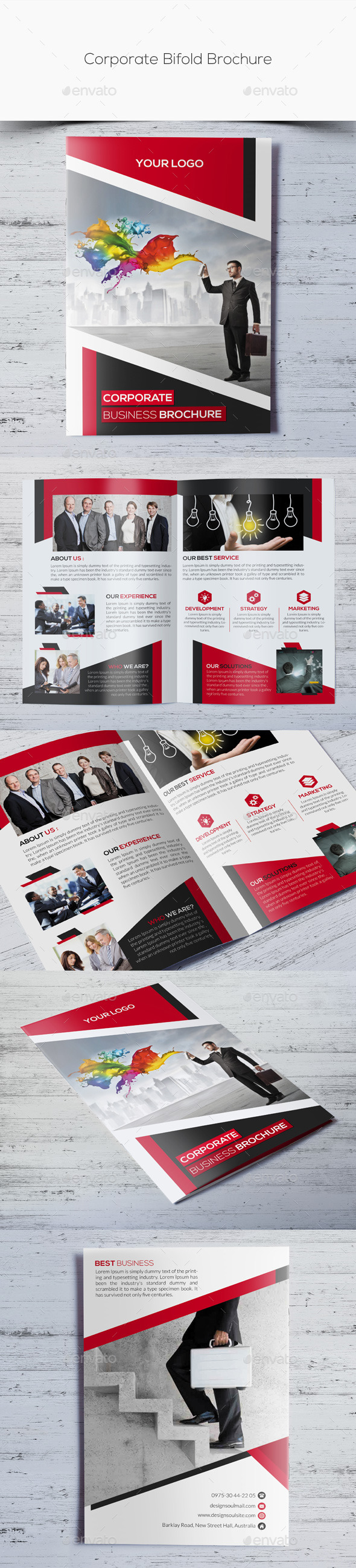 GraphicRiver Corporate Bifold Brochure 10909276 GraphicRiver Corporate Bifold Brochure 10909276