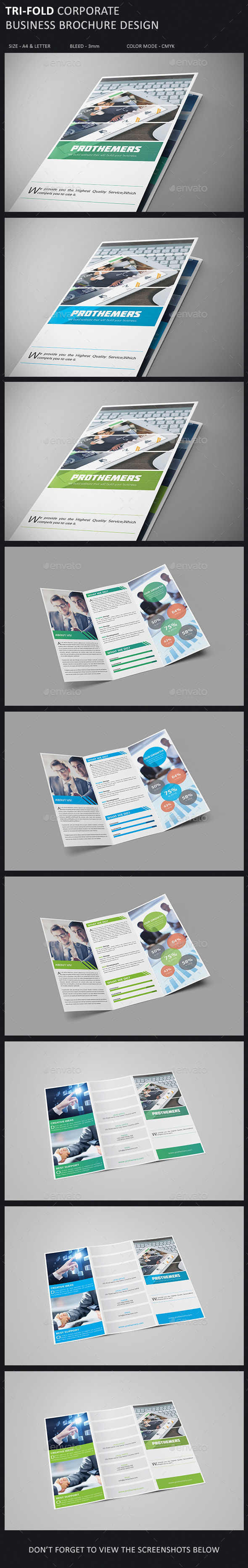 GraphicRiver Tri-Fold Brochure Template 10911915 GraphicRiver Tri-Fold Brochure Template 10911915