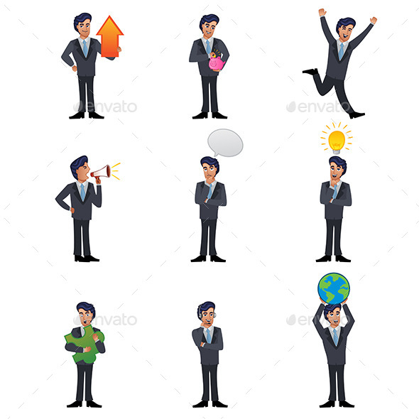 GraphicRiver Businessman Icons 10913544 GraphicRiver Businessman Icons 10913544