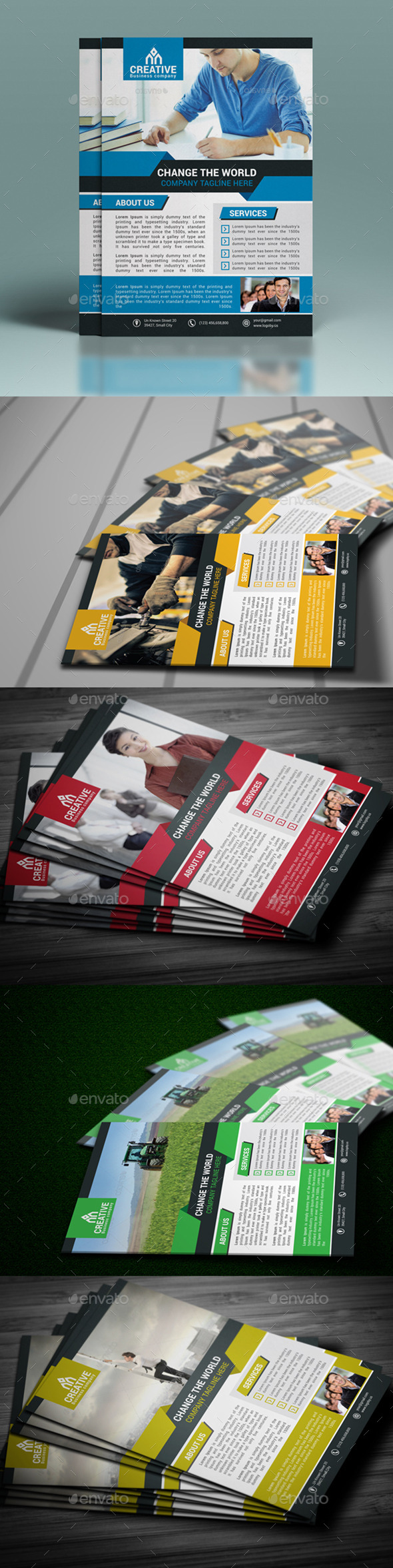 GraphicRiver Corporate Flyer Template 10913975 GraphicRiver Corporate Flyer Template 10913975