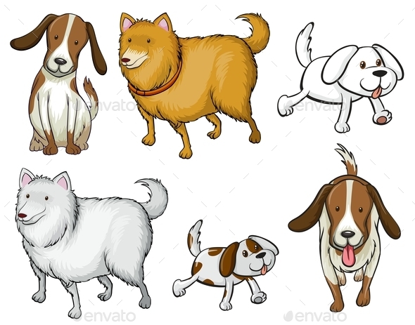 GraphicRiver Different Dogs 10914135 GraphicRiver Different Dogs 10914135
