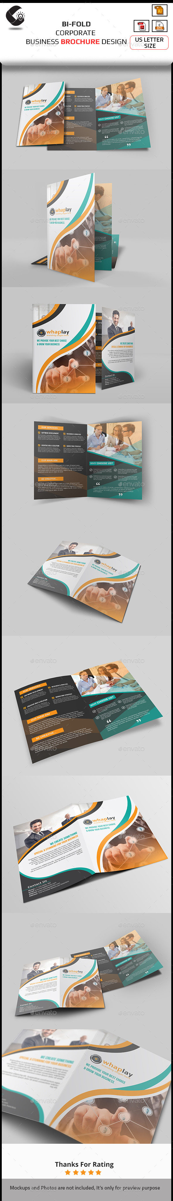 Bi-Fold Brochure Template (Corporate)