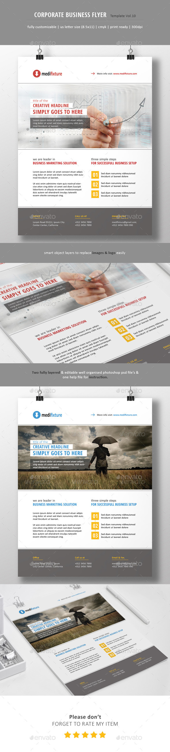 Corporate Business Flyer Vol.10 (Corporate)