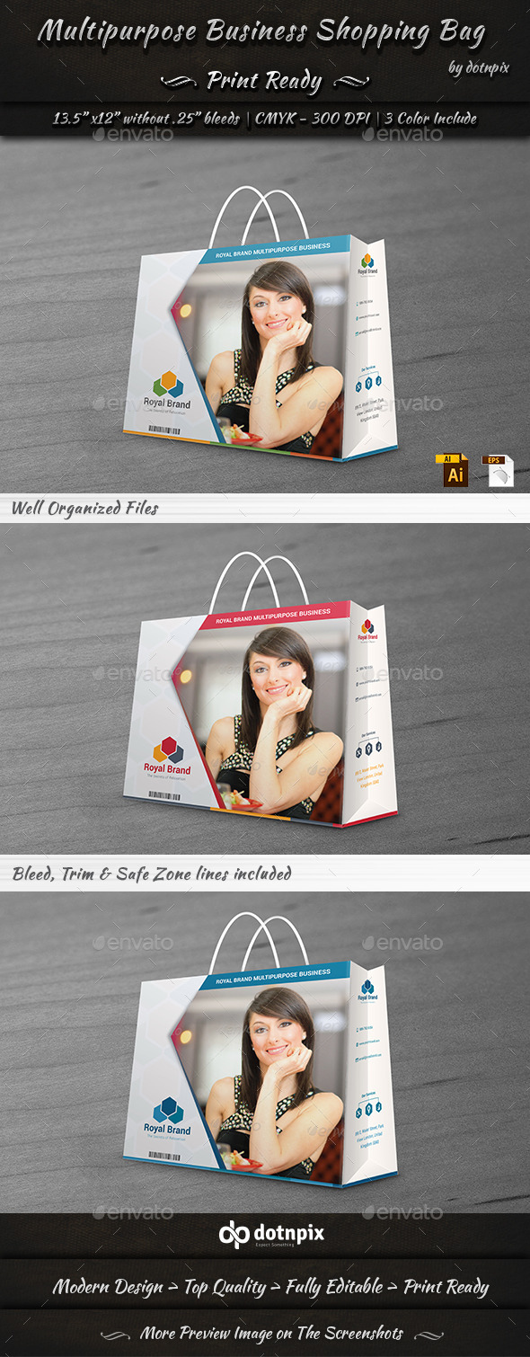 GraphicRiver Multipurpose Business Shopping Bag 10914517 GraphicRiver Multipurpose Business Shopping Bag 10914517