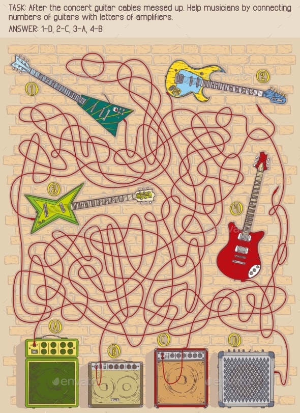 GraphicRiver Guitar Maze Game 10914898 GraphicRiver Guitar Maze Game 10914898