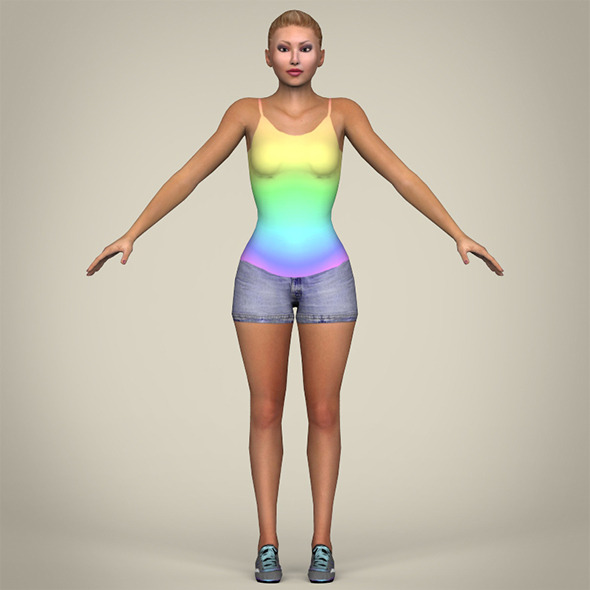 Young Sexy Girl - 3DOcean Item for Sale