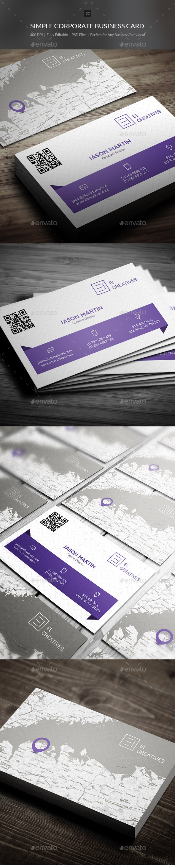 GraphicRiver Simple Corporate Business Card 22 10915578 GraphicRiver Simple Corporate Business Card 22 10915578
