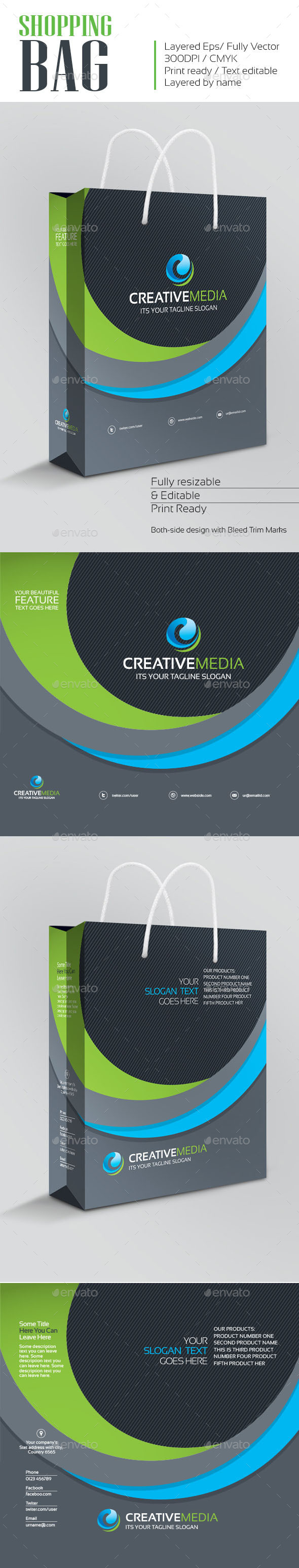 GraphicRiver CREATIVE MEDIA Shopping Bag 10915996 GraphicRiver CREATIVE MEDIA Shopping Bag 10915996