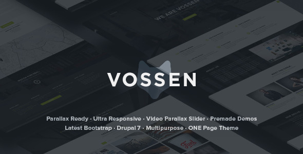 Vossen - Creative Multipurpose Parallax Theme