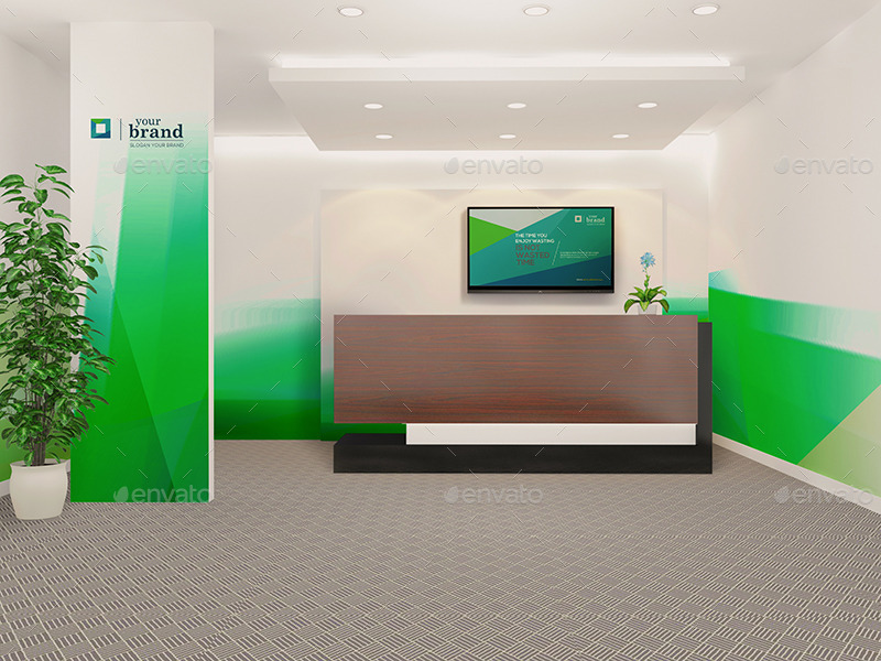 Download Office Interior Branding Mockups V2 by Wutip | GraphicRiver