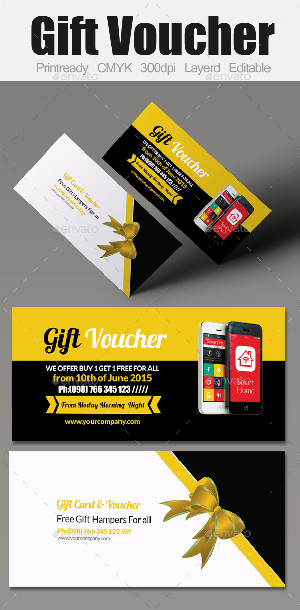 GraphicRiver Multi Use Business Gift Voucher 10916549 GraphicRiver Multi Use Business Gift Voucher 10916549
