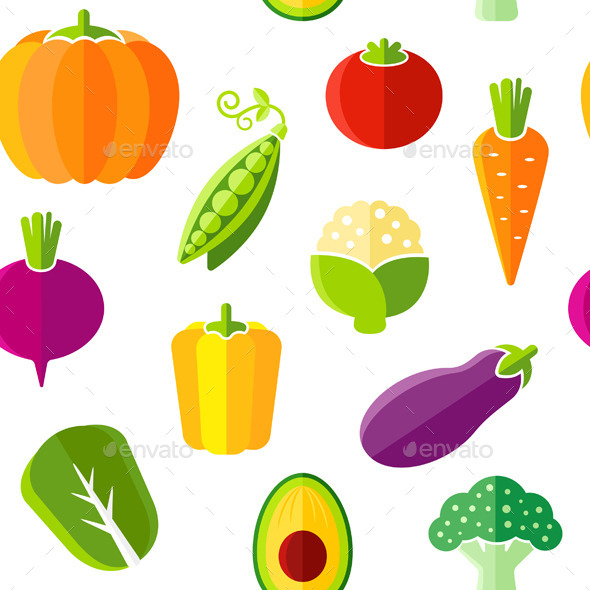 GraphicRiver Seamless Pattern with Fresh Organic Vegetables 10916893 GraphicRiver Seamless Pattern with Fresh Organic Vegetables 10916893