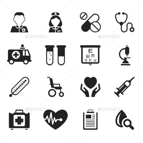 GraphicRiver Medical Icons Vector 10917276 GraphicRiver Medical Icons Vector 10917276