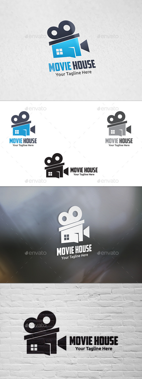GraphicRiver Movie House Logo Template 10917921 GraphicRiver Movie House Logo Template 10917921
