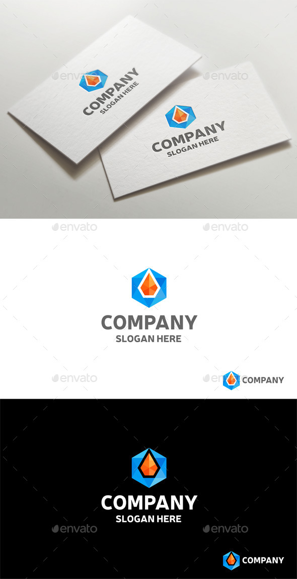 GraphicRiver Hexagon Drop 10919264 GraphicRiver Hexagon Drop 10919264