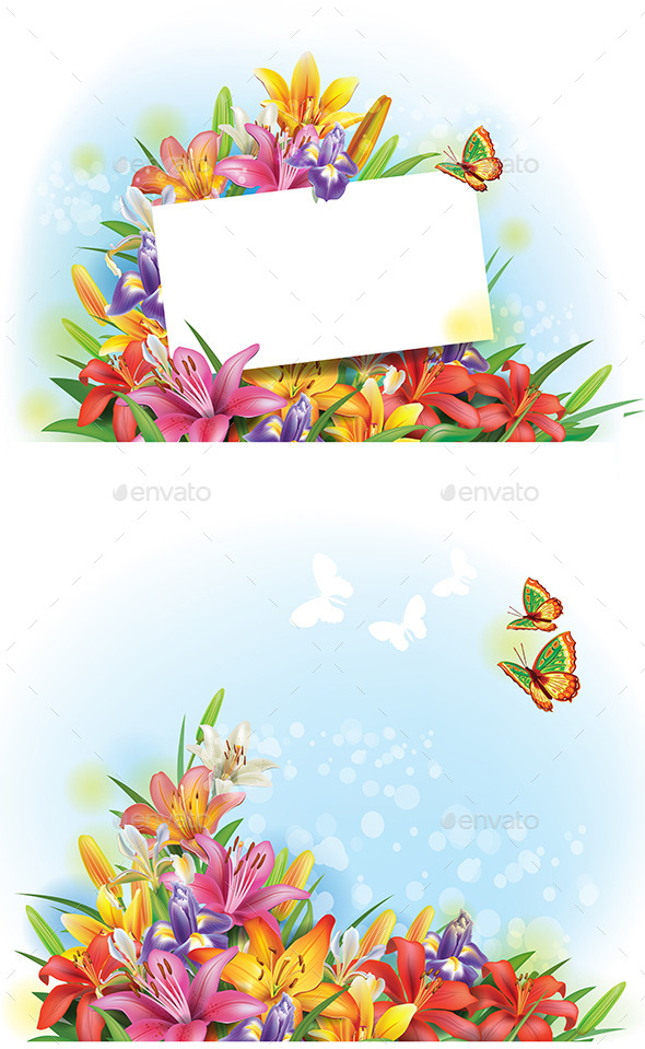 GraphicRiver Arrangement of Flowers 10919374 GraphicRiver Arrangement of Flowers 10919374