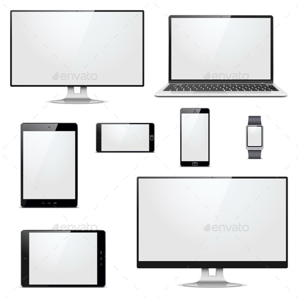 GraphicRiver Modern Electronic Devices 10919397 GraphicRiver Modern Electronic Devices 10919397