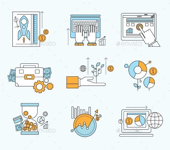 GraphicRiver Vector Collection Flat Business and Finance Icons 10919763 GraphicRiver Vector Collection Flat Business and Finance Icons 10919763
