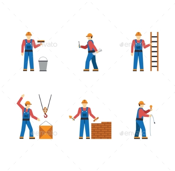 GraphicRiver Construction Workers 10919790 GraphicRiver Construction Workers 10919790