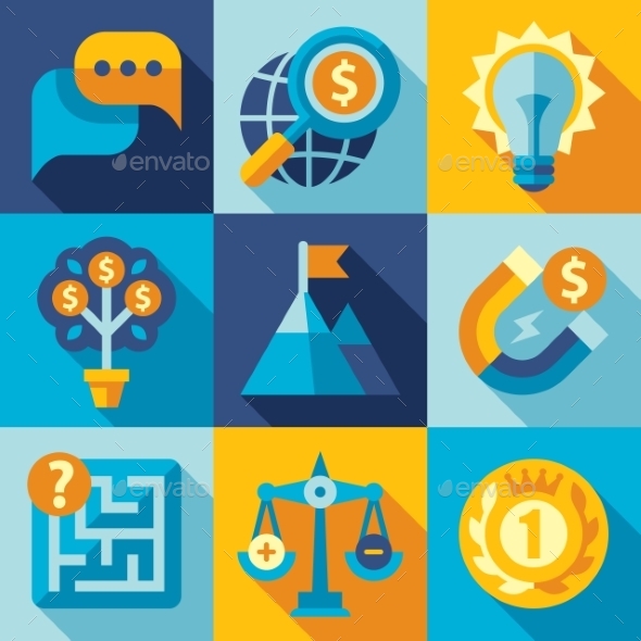 GraphicRiver Flat Vector Strategy Goal Development Icon 10919800 GraphicRiver Flat Vector Strategy Goal Development Icon 10919800