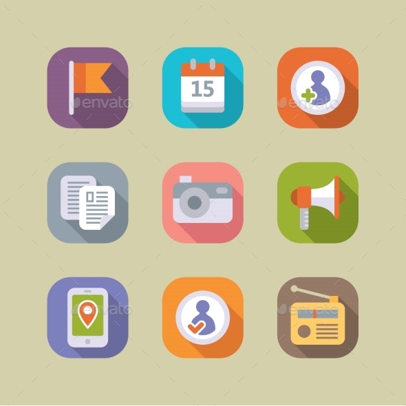 GraphicRiver Social Media Icons Set Mobile Apps 10919828 GraphicRiver Social Media Icons Set Mobile Apps 10919828