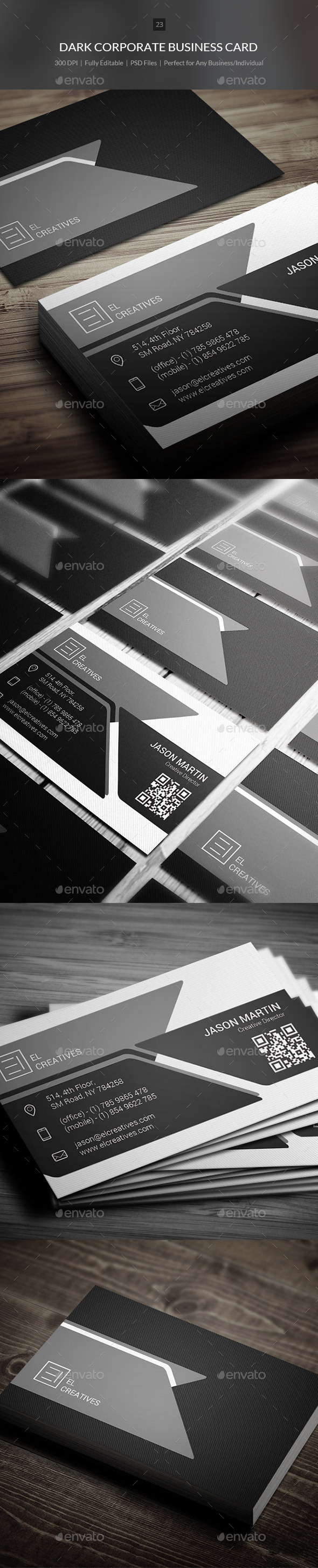 GraphicRiver Dark Corporate Business Card 23 10921262 GraphicRiver Dark Corporate Business Card 23 10921262