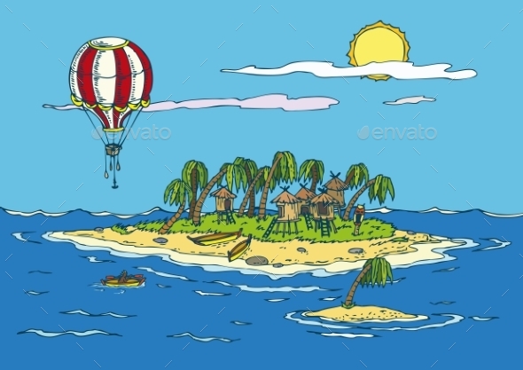 GraphicRiver Tropical Paradise 10921440 GraphicRiver Tropical Paradise 10921440