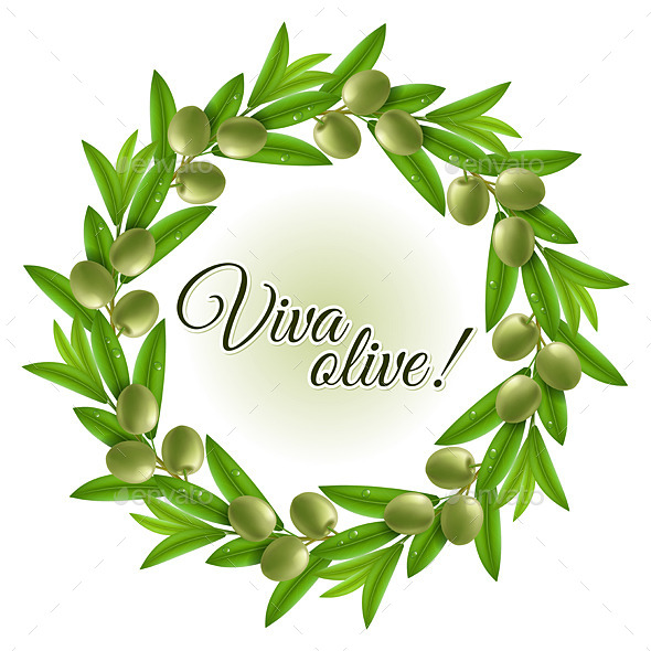 GraphicRiver Olive Wreath 10921790 GraphicRiver Olive Wreath 10921790