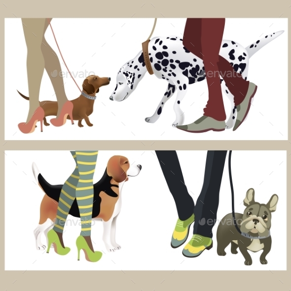 GraphicRiver Dog with Owners 10922051 GraphicRiver Dog with Owners 10922051