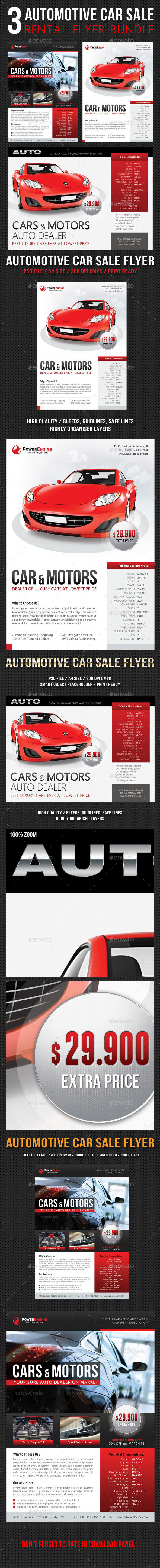 GraphicRiver 3 in 1 Automotive Car Sale Rental Flyer Bundle 10922071 GraphicRiver 3 in 1 Automotive Car Sale Rental Flyer Bundle 10922071