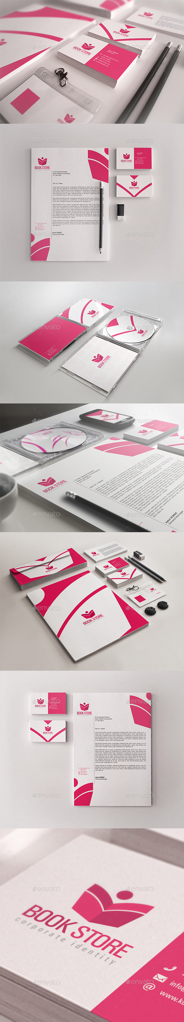 GraphicRiver Book Store Corporate Identity Package 10922412 GraphicRiver Book Store Corporate Identity Package 10922412