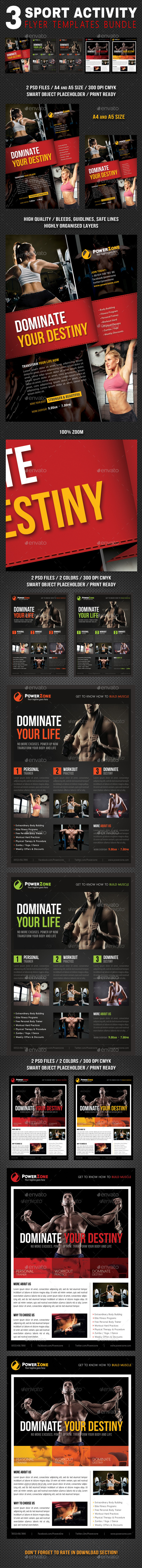 GraphicRiver 3 in 1 Sport Activity Flyer Bundle 11 10922415 GraphicRiver 3 in 1 Sport Activity Flyer Bundle 11 10922415