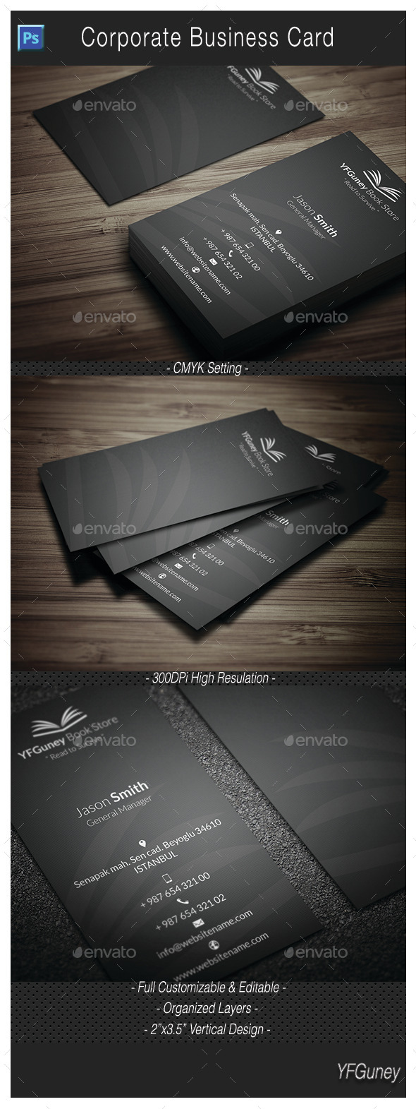 GraphicRiver Corporate Business Card 10922833 GraphicRiver Corporate Business Card 10922833