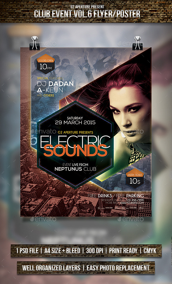 GraphicRiver Club Event Flyer Poster Vol.6 10862393 GraphicRiver Club Event Flyer Poster Vol.6 10862393