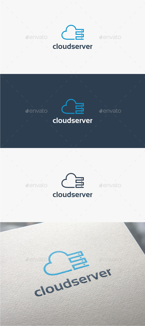 GraphicRiver Cloud Server Logo Template 10923039 GraphicRiver Cloud Server Logo Template 10923039