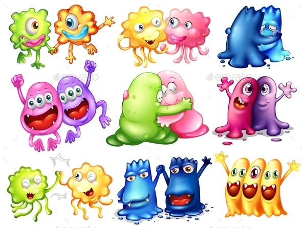 GraphicRiver Monsters 10923976 GraphicRiver Monsters 10923976