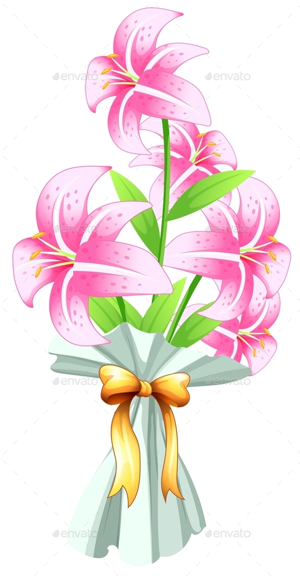 Bouquet Of Flowers Clip Art » Tinkytyler.org - Stock Photos & Graphics