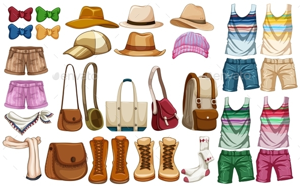 GraphicRiver Hipster Accessories 10924147 GraphicRiver Hipster Accessories 10924147
