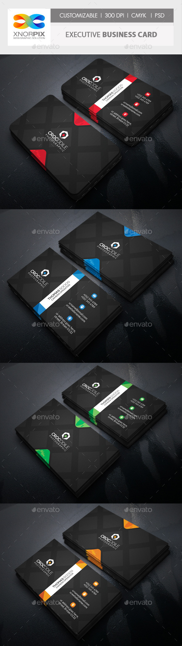 GraphicRiver Executive Business Card 10924240 GraphicRiver Executive Business Card 10924240