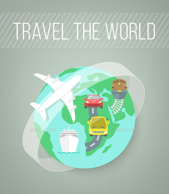 GraphicRiver International Travel Transport Concept 10924758 GraphicRiver International Travel Transport Concept 10924758