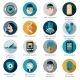 Biometric Authentication Icons