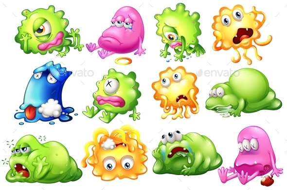 GraphicRiver Sad and Dying Monsters 10925212 GraphicRiver Sad and Dying Monsters 10925212