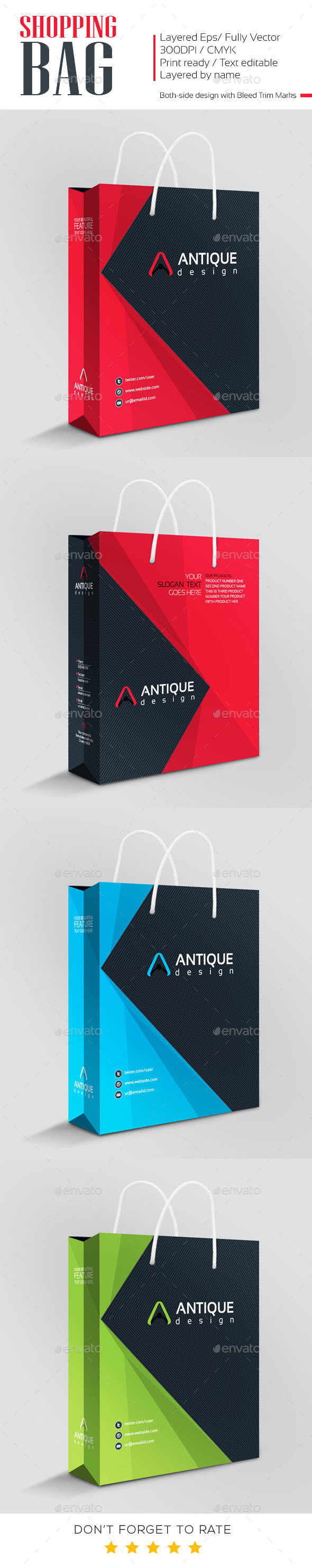GraphicRiver Antique Design Shopping Bag 10926294 GraphicRiver Antique Design Shopping Bag 10926294